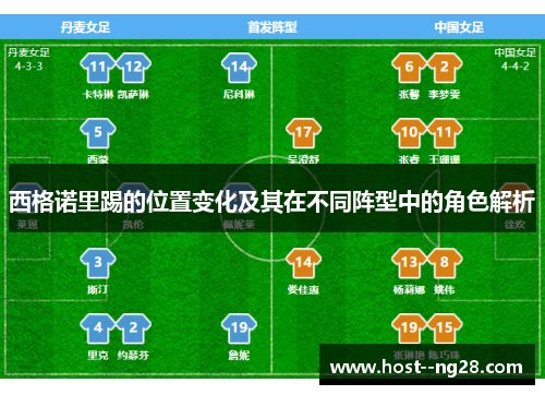 西格诺里踢的位置变化及其在不同阵型中的角色解析