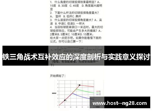 铁三角战术互补效应的深度剖析与实践意义探讨
